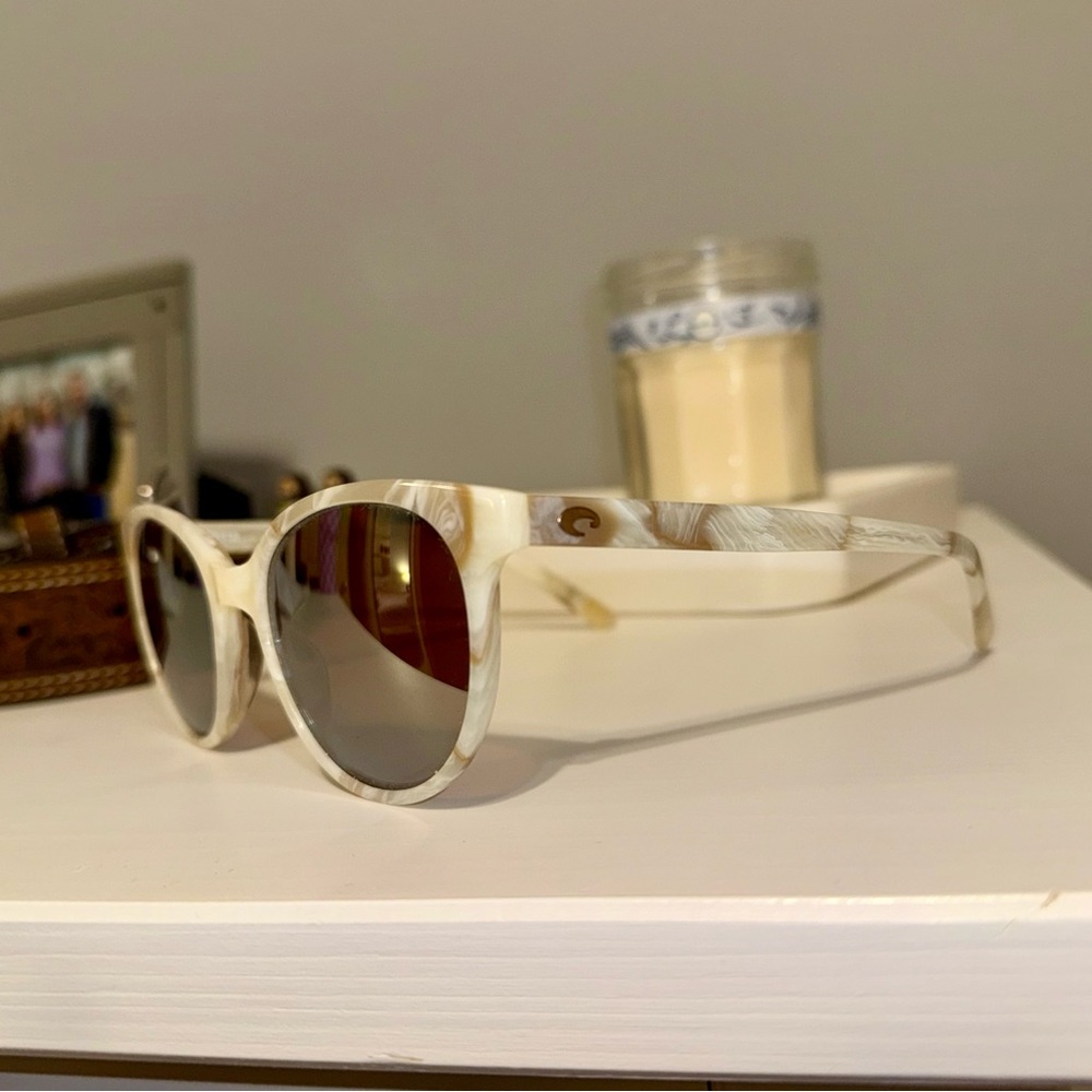 Costa Del Mar White Sunglasses